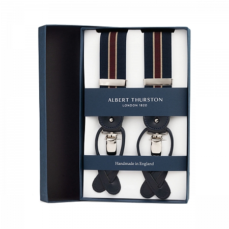 Albert Thurston Navy Red Stripe Albert Thurston Navy Red Stripe