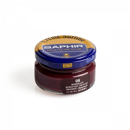 Saphir Creme Surfine Burgundy Saphir Creme Surfine Burgundy