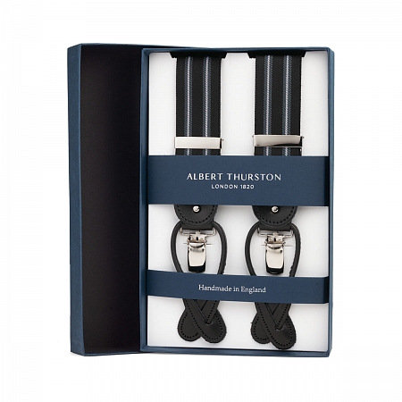 Albert Thurston Black Double Stripe Albert Thurston Black Double Stripe