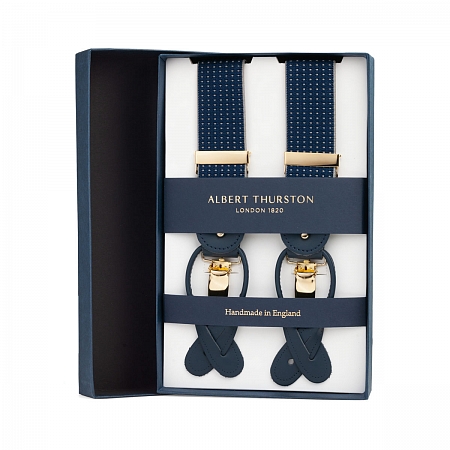 Albert Thurston Navy Dots Albert Thurston Navy Dots
