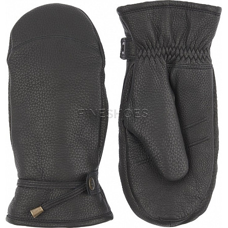 Hestra Deerskin Lambskin Mitt Black Hestra Deerskin Lambskin Mitt Black