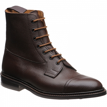 Tricker's Calvert Dark Brown Grain Rubber Sole Tricker's Calvert Dark Brown Grain Rubber Sole