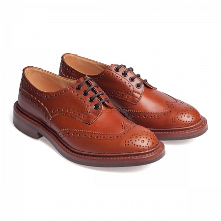 Tricker's Bourton Marron Antique Rubber Sole Tricker's Bourton Marron Antique Rubber Sole