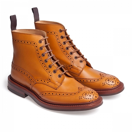Tricker's Stow Acorn Antique Rubber Sole Tricker's Stow Acorn Antique Rubber Sole