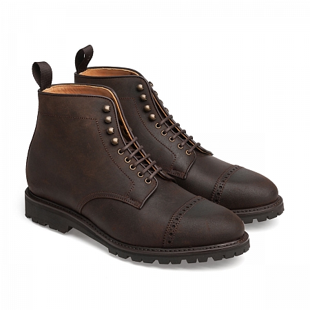 Дерби панчкэп Berwick 337V Dark Brown Waxy Suede Дерби панчкэп Berwick 337V Dark Brown Waxy Suede