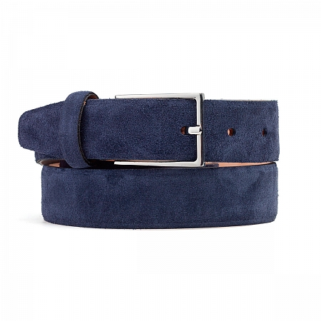 British Belt Stratton Navy Suede British Belt Stratton Navy Suede