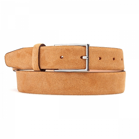 British Belt Stratton Tan Suede British Belt Stratton Tan Suede