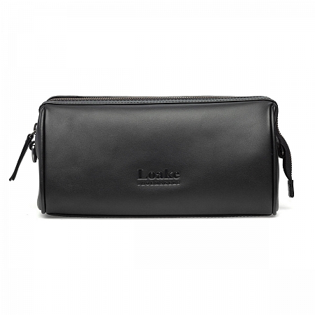 Loake Thames Wash Bag Black Loake Thames Wash Bag Black
