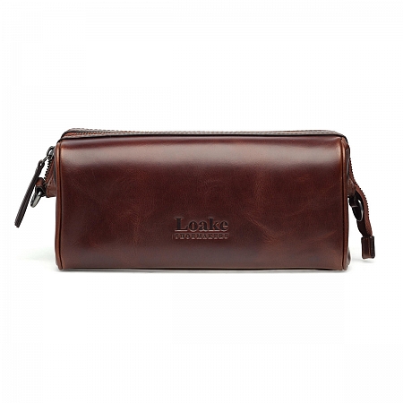 Loake Thames Wash Bag Burgundy Loake Thames Wash Bag Burgundy