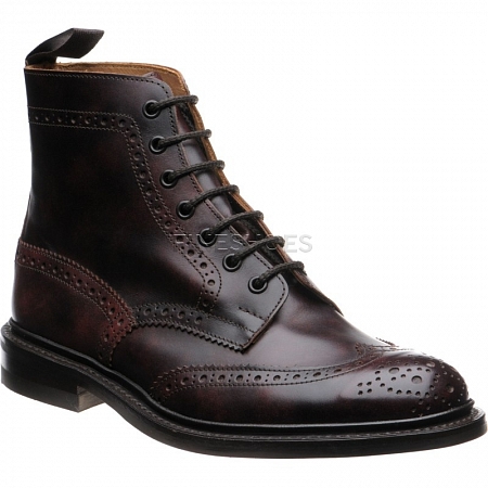 Tricker's Stow Burgundy Rubber Sole Tricker's Stow Burgundy Rubber Sole